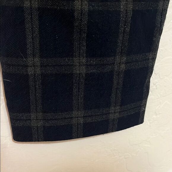 Cabi Connery Plaid Side Zipper Cropped Preppy Academia Pants Office Modern - Picture 4 of 13